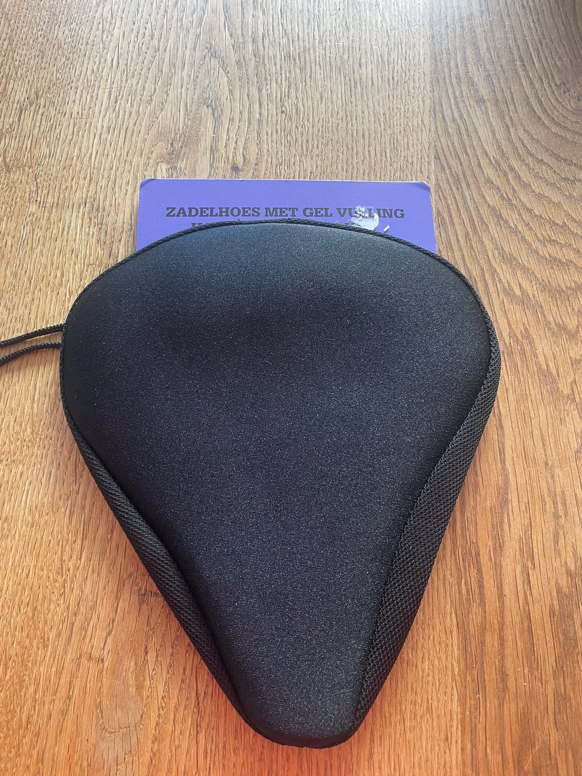 Nieuwe zwarte Fietszadel Hoes met Gelvulling, Ophalen of Verzenden, Nieuw