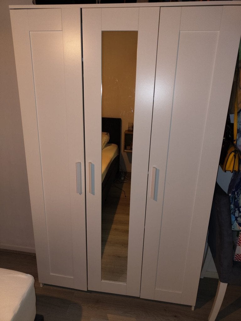 Ikea BRIMNES kledingkast, Ophalen, Met deur(en), Gebruikt, 100 tot 150 cm