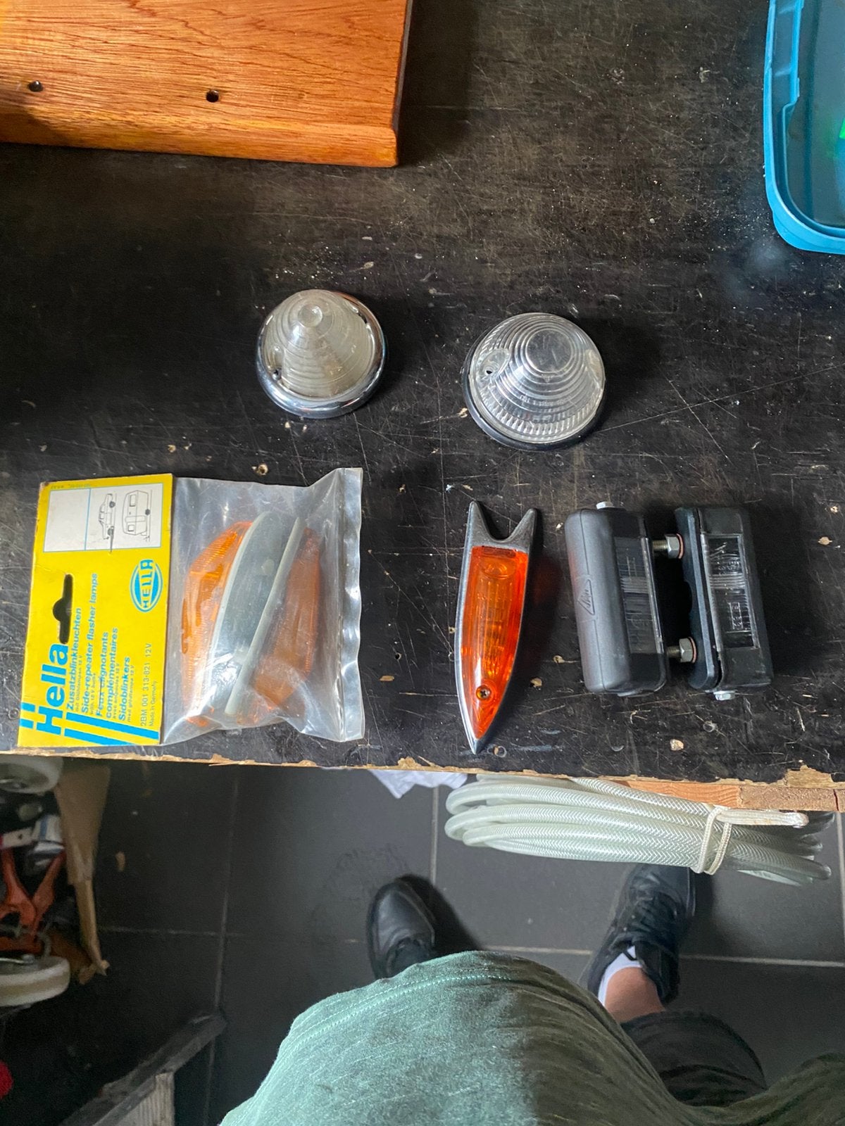 Aanhanger verlichting, Ophalen
