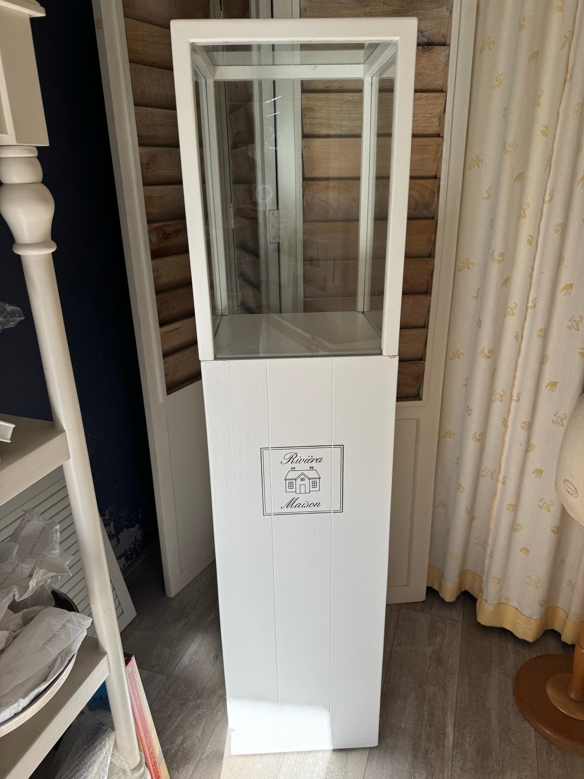 Rivièra Maison display kast - Stijlvolle presentatie, Ophalen, Minder dan 50 cm, Gebruikt, 150 tot 200 cm