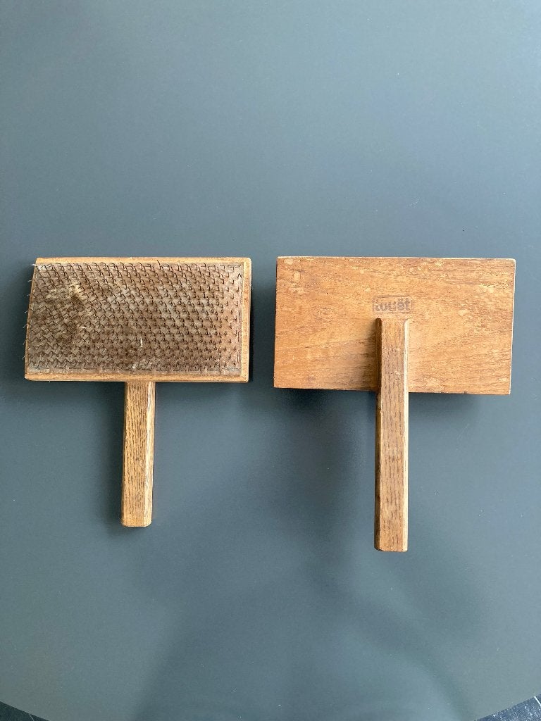 Louët, handkaarders, Ophalen of Verzenden, Gebruikt