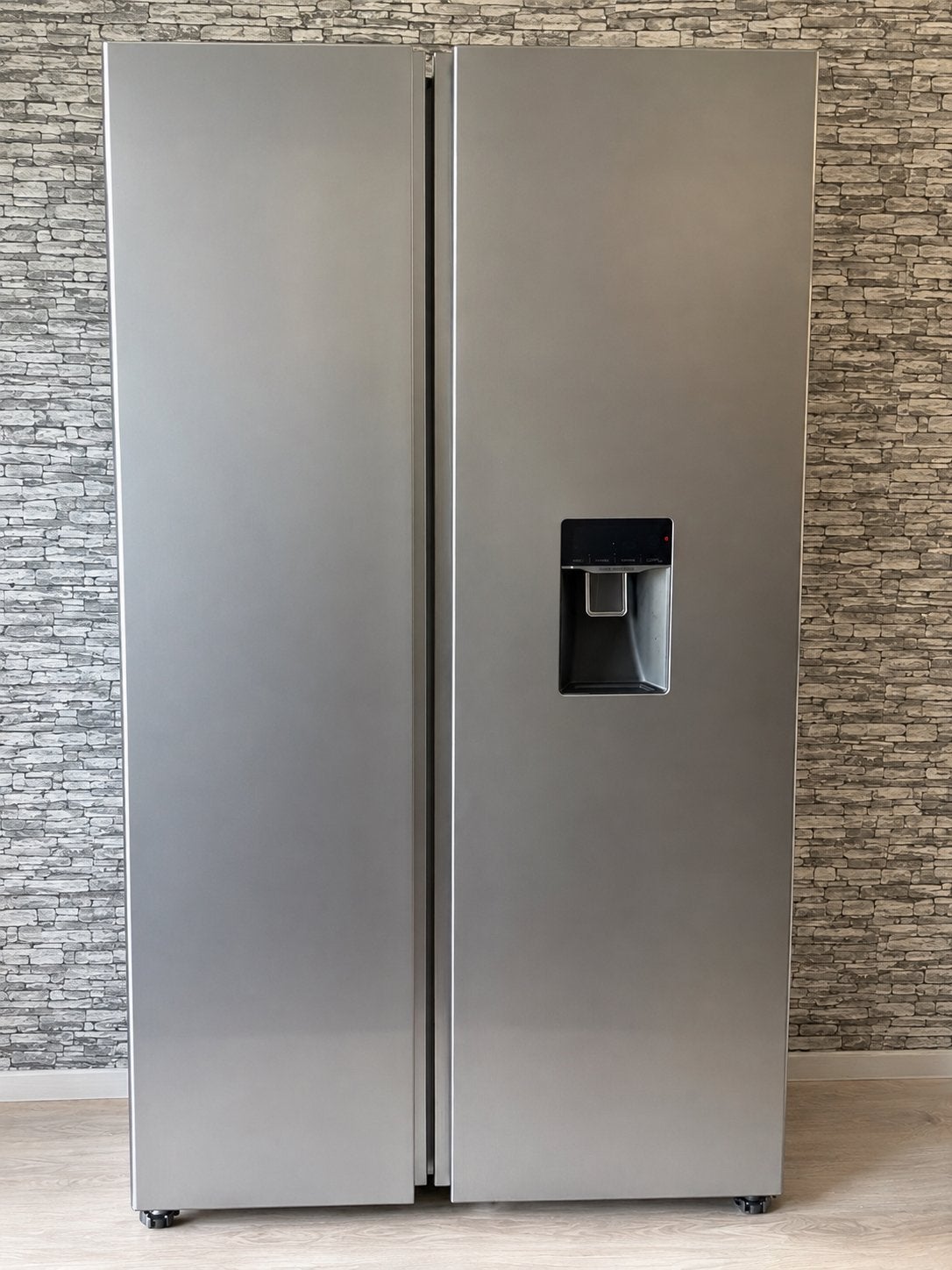 Exquisit SBS146-WS-040ES Amerikaanse Koelkast, Witgoed en Apparatuur, Koelkasten en IJskasten, Ophalen, 200 liter of meer, 60 cm of meer