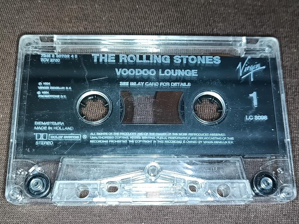 The Rolling Stones - Voodoo Lounge Cassettebandje, Gebruikt, 1 bandje, Ophalen of Verzenden, Voorbespeeld