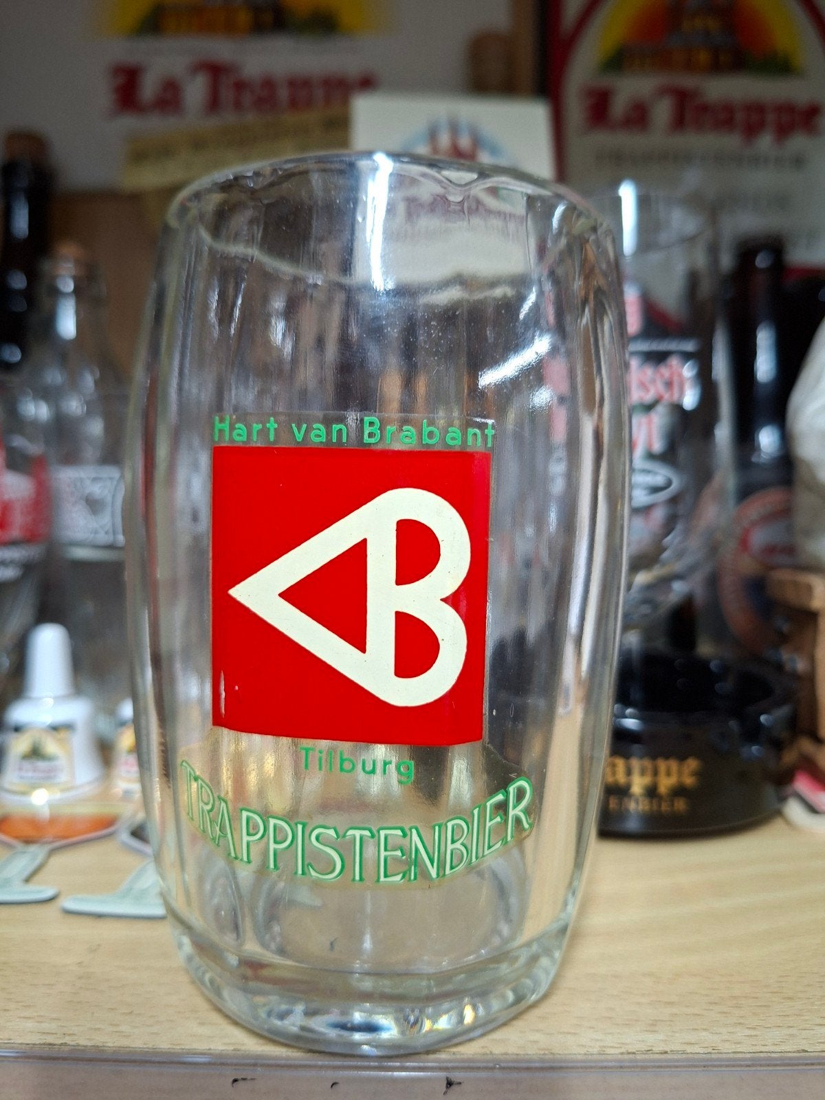 Zeldzaam La Trappe Trappistenbier Hart van Brabant glas, Ophalen of Verzenden, Zo goed als nieuw, Glas of Glazen, La Trappe