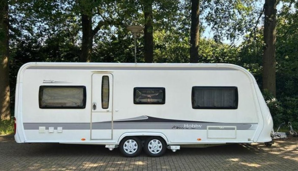 Caravan Hobby 610 UL Prestige ,enkele bedden ,4x4 mover 2012, Mover, Rondzit, Hobby, Particulier