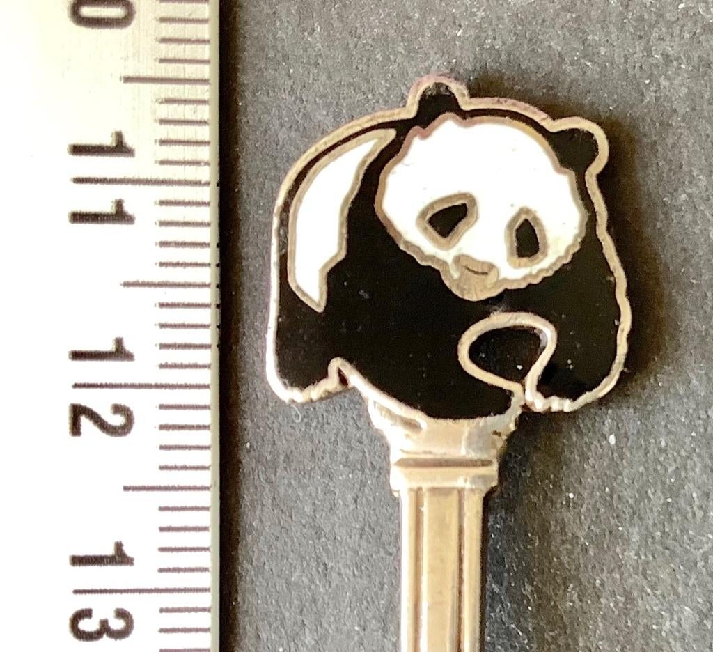 lepel, Panda, W.W.F. type 2. (d2, Ophalen of Verzenden, Gebruikt