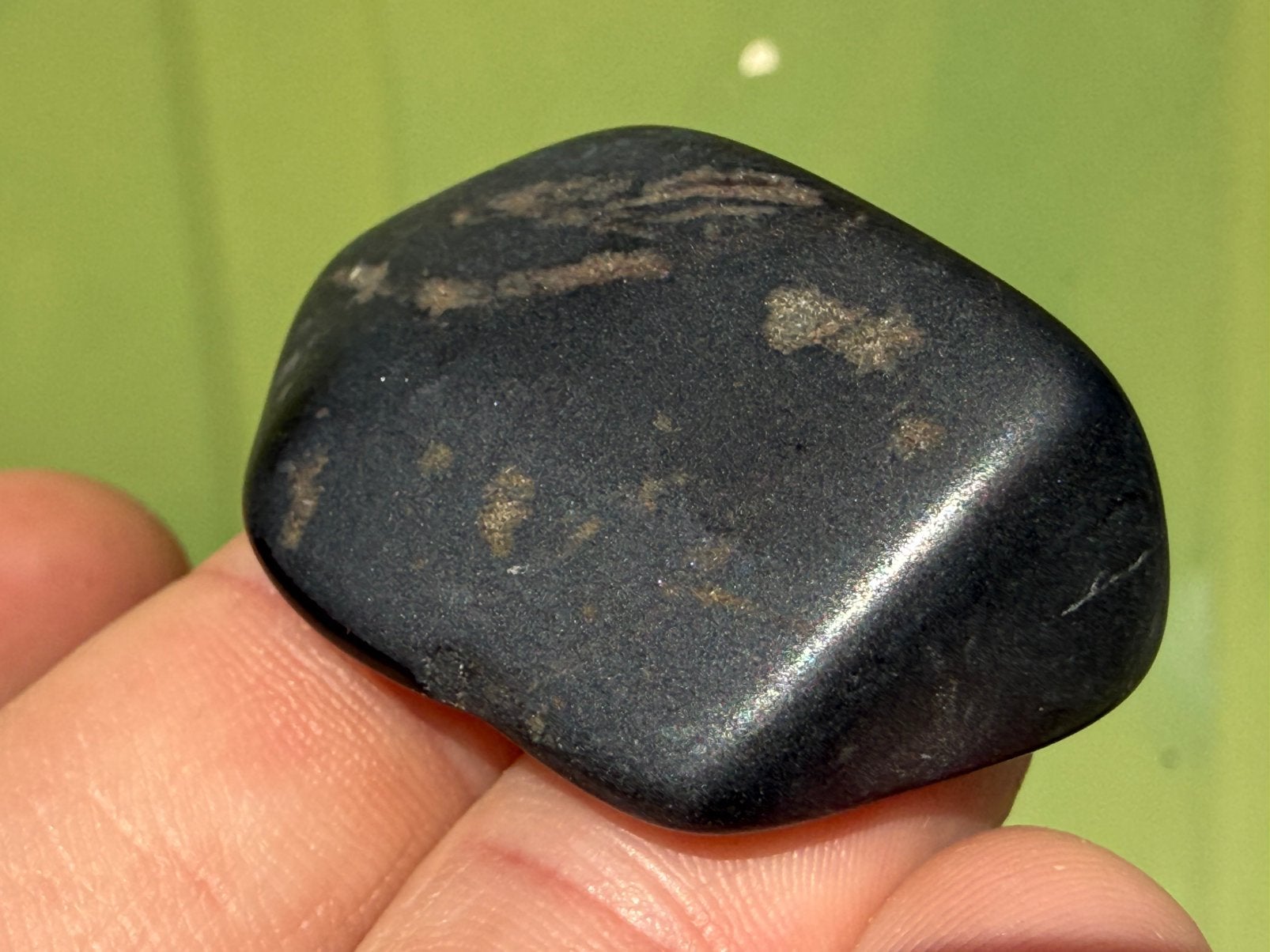 Zwarte Azeztuliet mineralen edelstenen, Ophalen of Verzenden, Mineraal