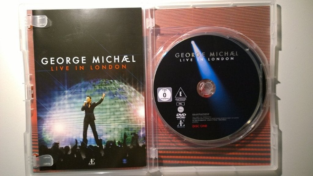 George Michael - Live In London (DVD), Alle leeftijden, Ophalen of Verzenden, Zo goed als nieuw, Concert