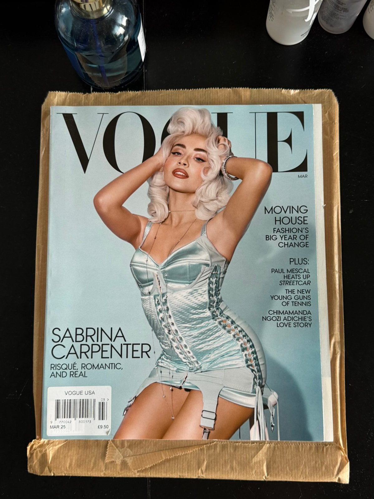 Sabrina Carpenter Vogue US March 2025 Magazine, Boeken, Ophalen of Verzenden, Nieuw, Mode algemeen