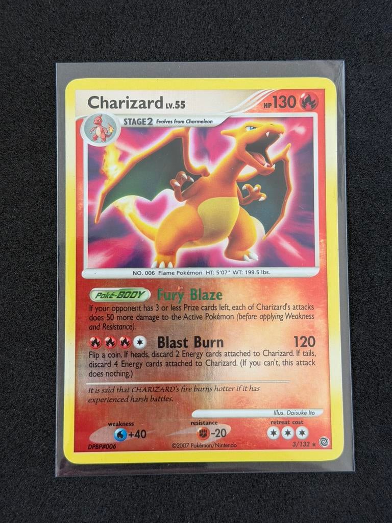 Charizard Lv.55 (SW 3) Secret Wonders Reverse [GD], Hobby en Vrije tijd, Verzamelkaartspellen | Pokémon, Ophalen of Verzenden