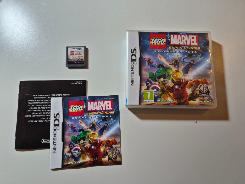LEGO Marvel Super Heroes Nintendo DS – Compleet NL, Spelcomputers en Games, Avontuur en Actie, Gebruikt, Verzenden, 1 speler