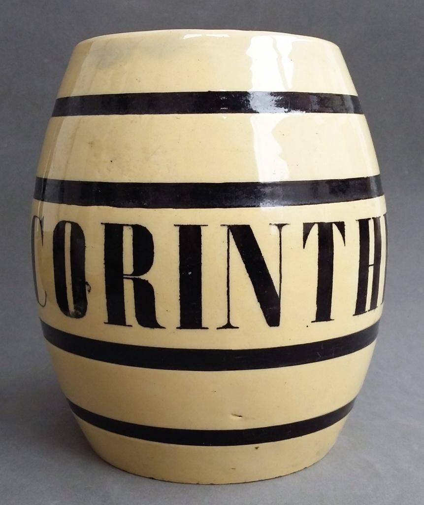 Om 1910 Voorraadpot Voorraad Pot Keuken Winkel Kruidenier, Antiek en Kunst, Ophalen of Verzenden