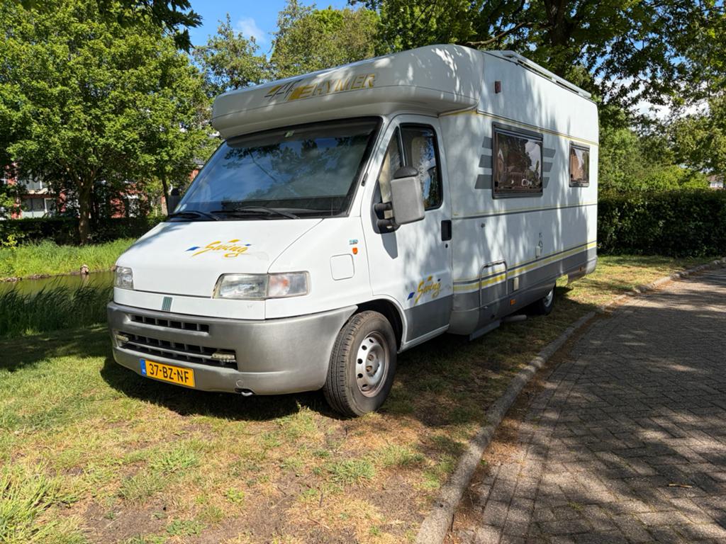 FIAT 230 Ducato 2.5 Hymer Swing 4 pers. Fransbed, Ringverwarming, Fiat, Particulier, Hymer