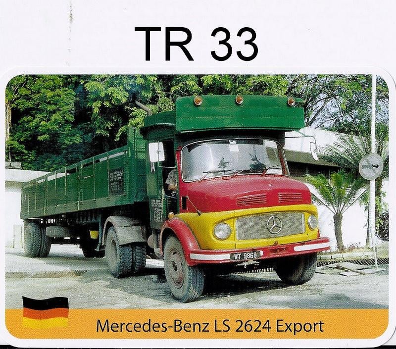 Tr33 autokaart mercedes benz ls 2624 export, Ophalen of Verzenden, Zo goed als nieuw, Auto's