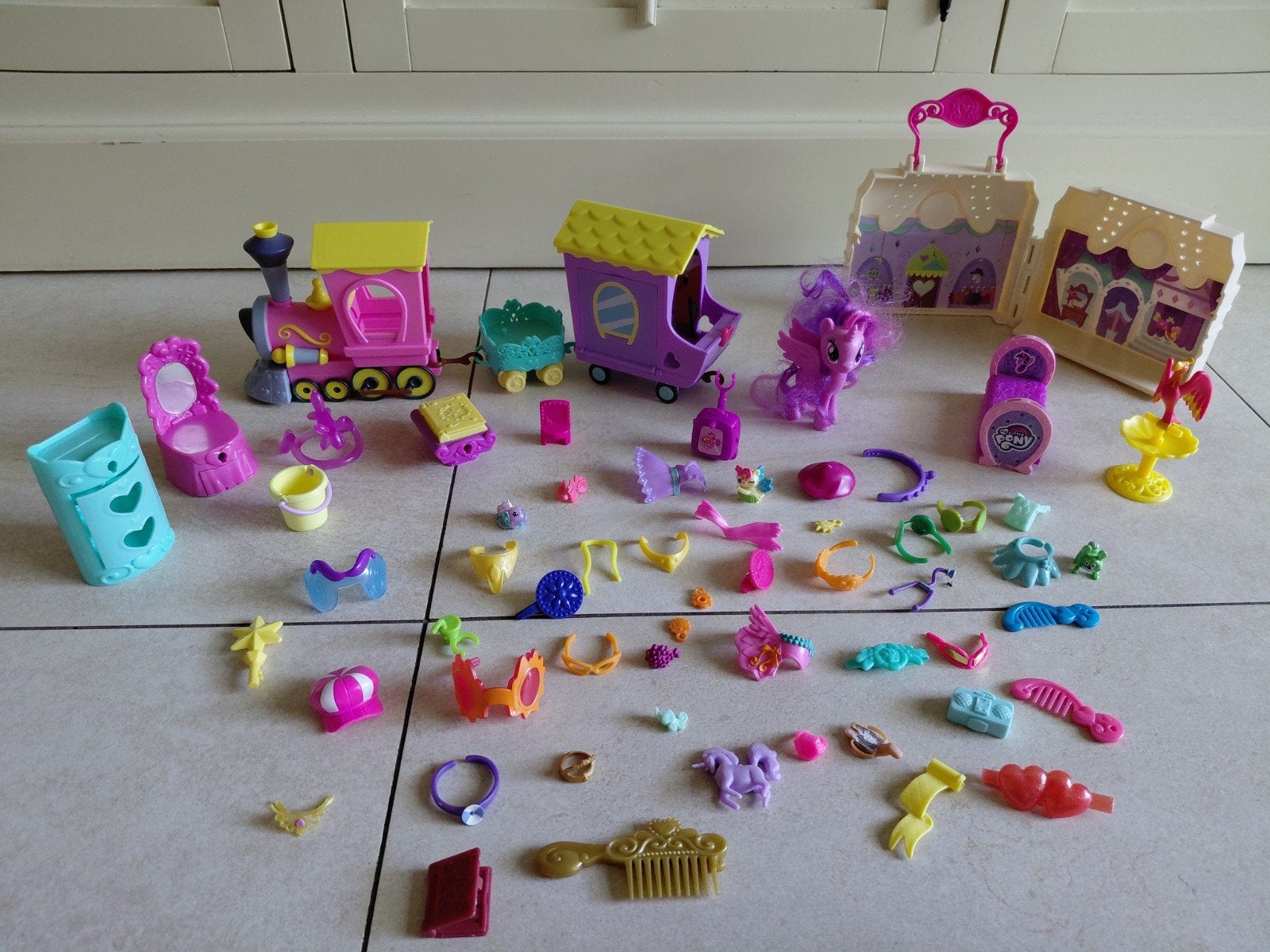 My little pony set, Ophalen of Verzenden, Zo goed als nieuw