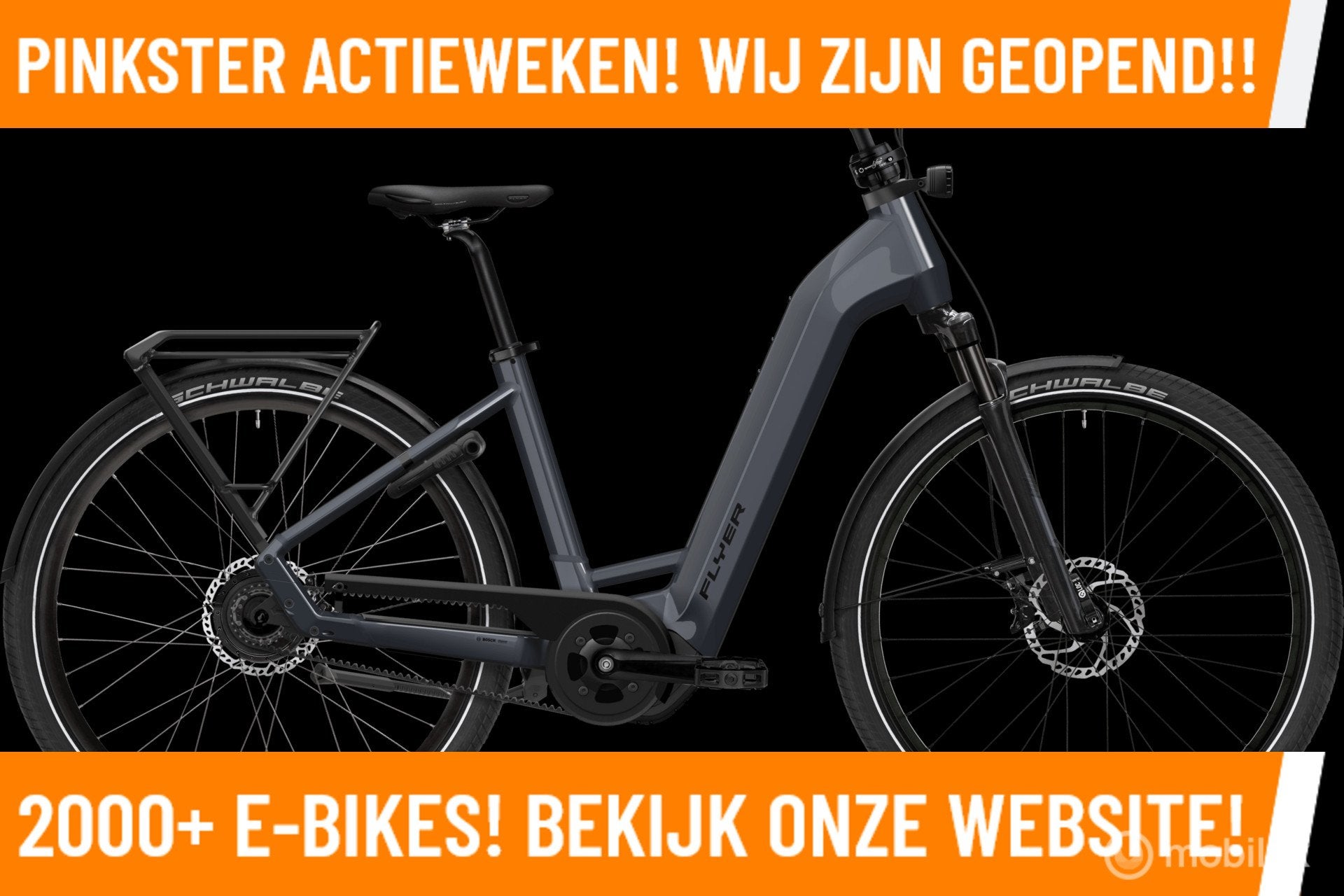 Flyer G1 Gotour 5.43 1400,- korting! BOSCH MIDDENMOTOR!, Fietsen en Brommers, Elektrische fietsen, 55 tot 59 cm, Nieuw, Overige merken