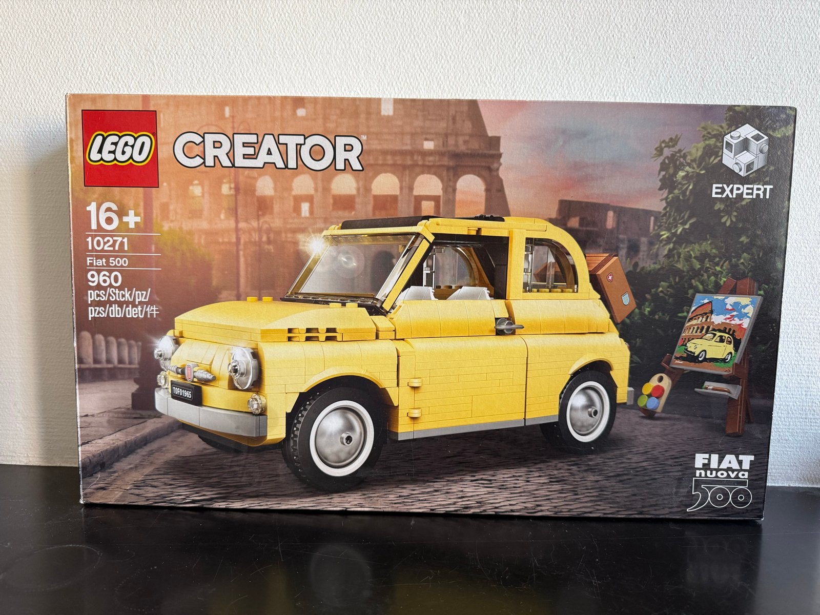 Lego Creator Expert 10271 Fiat 500, Kinderen en Baby's, Lego, Ophalen of Verzenden, Zo goed als nieuw, Compleet