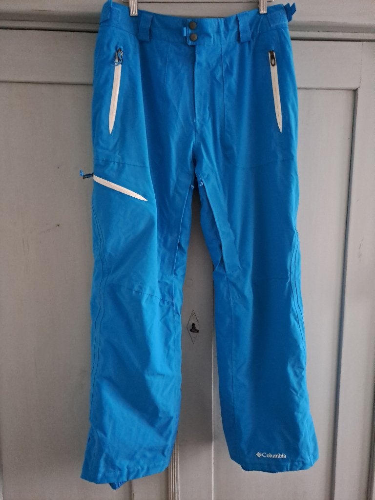 Skibroek mannen merk Columbia blauw maat L, Overige merken, Ophalen of Verzenden, Zo goed als nieuw, Kleding