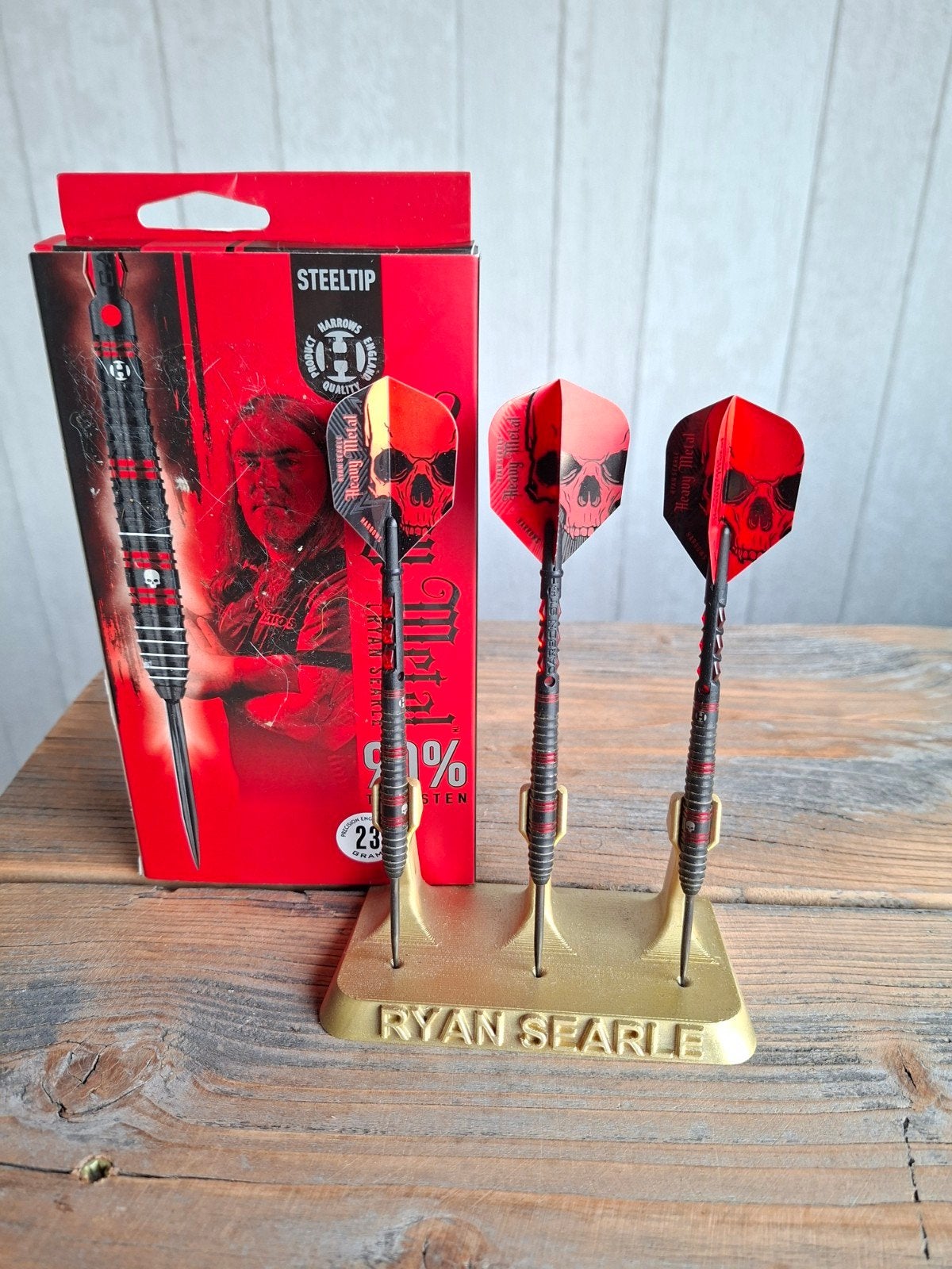 Harrows Heavy Metal Darts Ryan Searle Steeltip 23g, Verzenden, Nieuw, Pijlen
