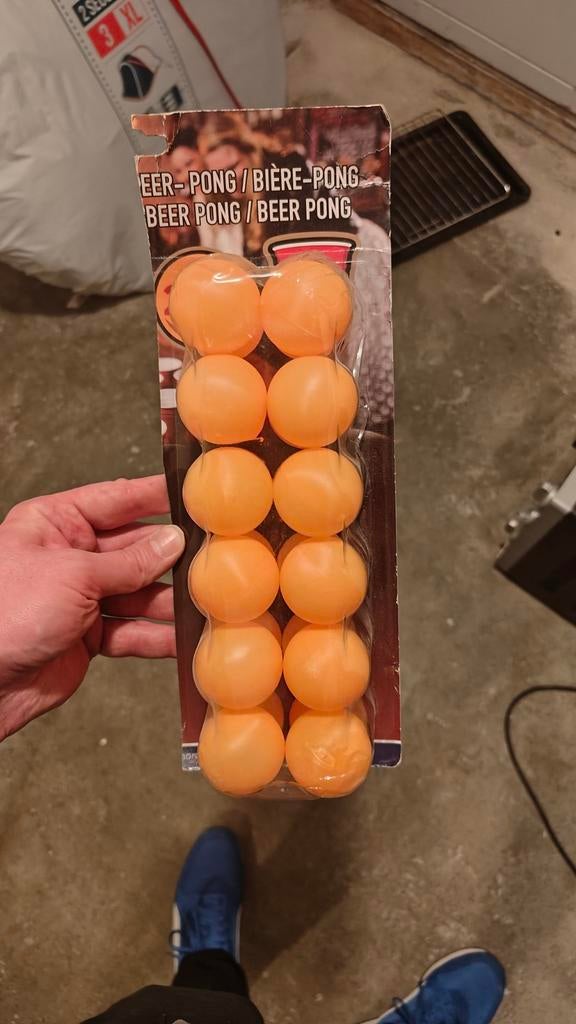 24 Beer Pong Ballen - Nieuw in verpakking, Ophalen of Verzenden, Nieuw, Net, Batje(s) of Balletje(s)