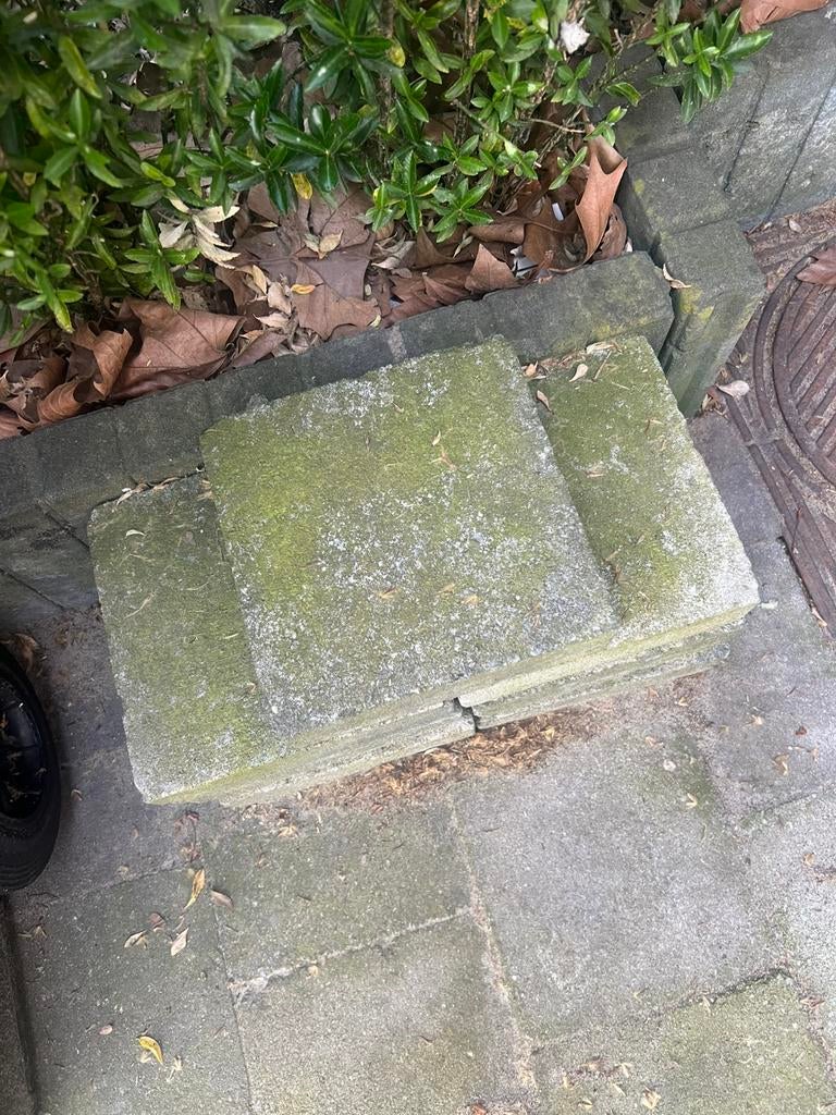 7 tegels 20cmx20cm gratis ophalen, Tuin en Terras, Tegels en Klinkers, Ophalen, Zo goed als nieuw, Beton, Terrastegels