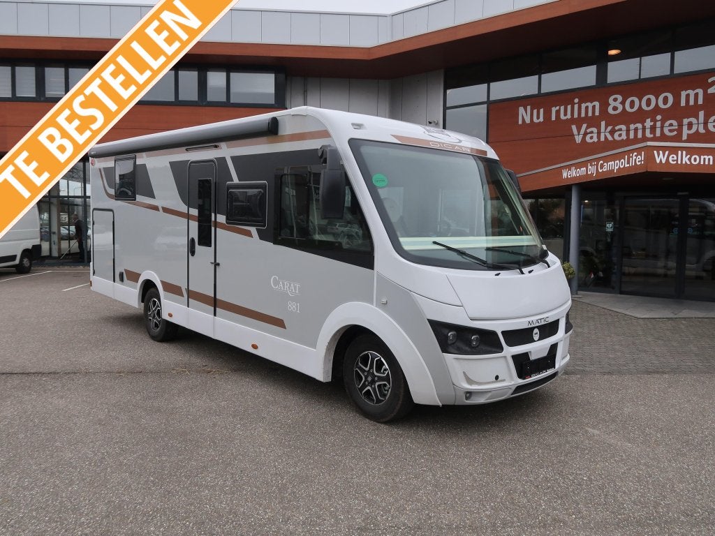 McLouis Carat 881 G QUEENSBED EN HEFBED, Ringverwarming, Fiat, Diesel, Luifel
