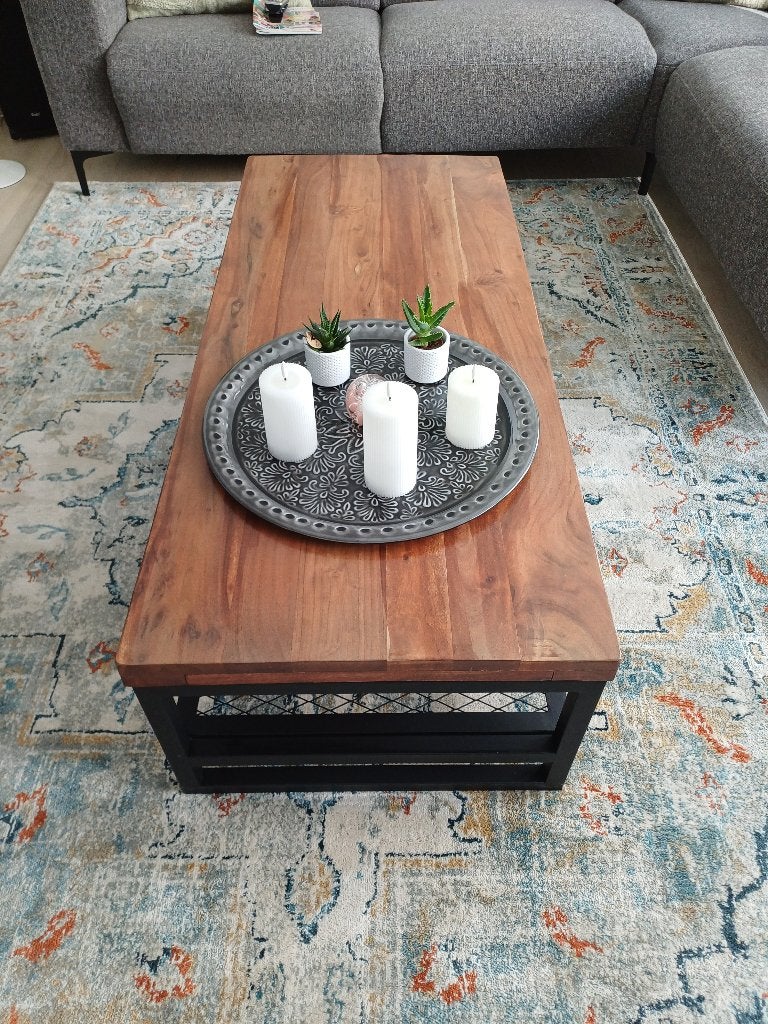 salontafel, Ophalen, 100 tot 150 cm, Teakhout, Nieuw
