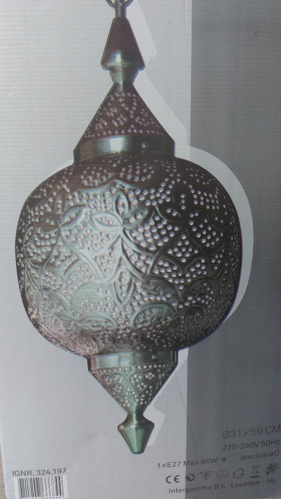 Marokkaanse lamp, Ophalen, Nieuw, Metaal, Marokkaans