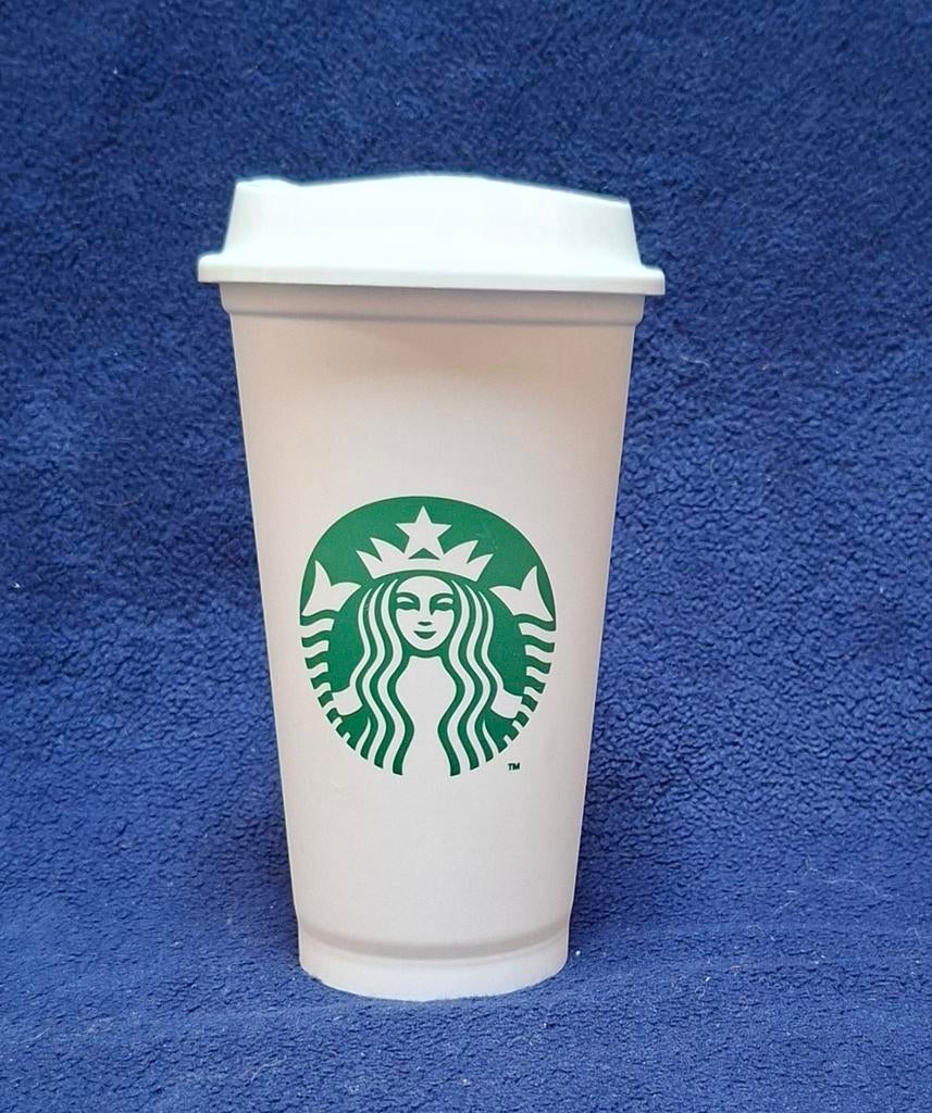 Starbucks herbruikbare beker met deksel, Ophalen of Verzenden, Nieuw, Beker of Kan