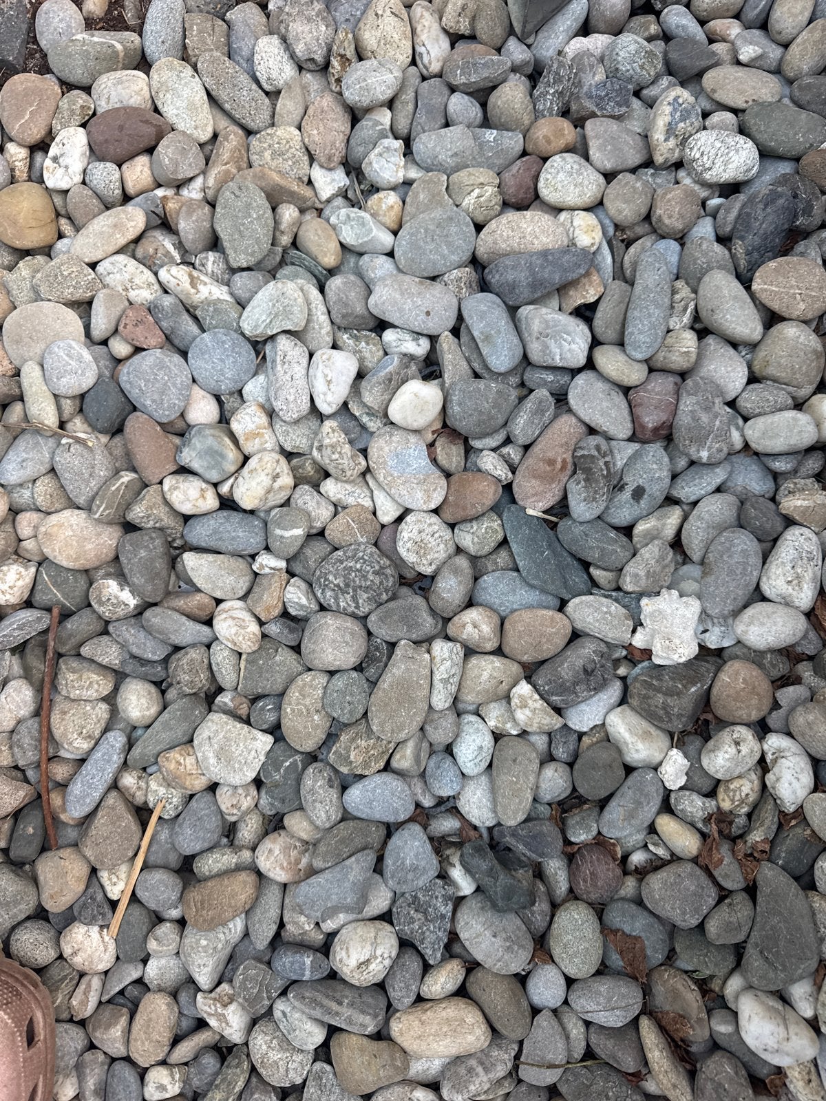 kiezelstenen voor de tuin, Ophalen, Overige materialen, Gebruikt, Kei