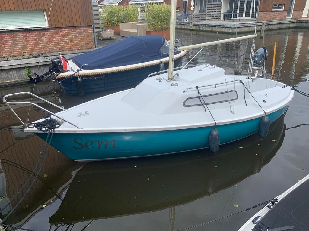 Leuke Edel 5 zeilboot - Ideaal voor starters!, Ophalen, Gebruikt, Polyester, Benzine