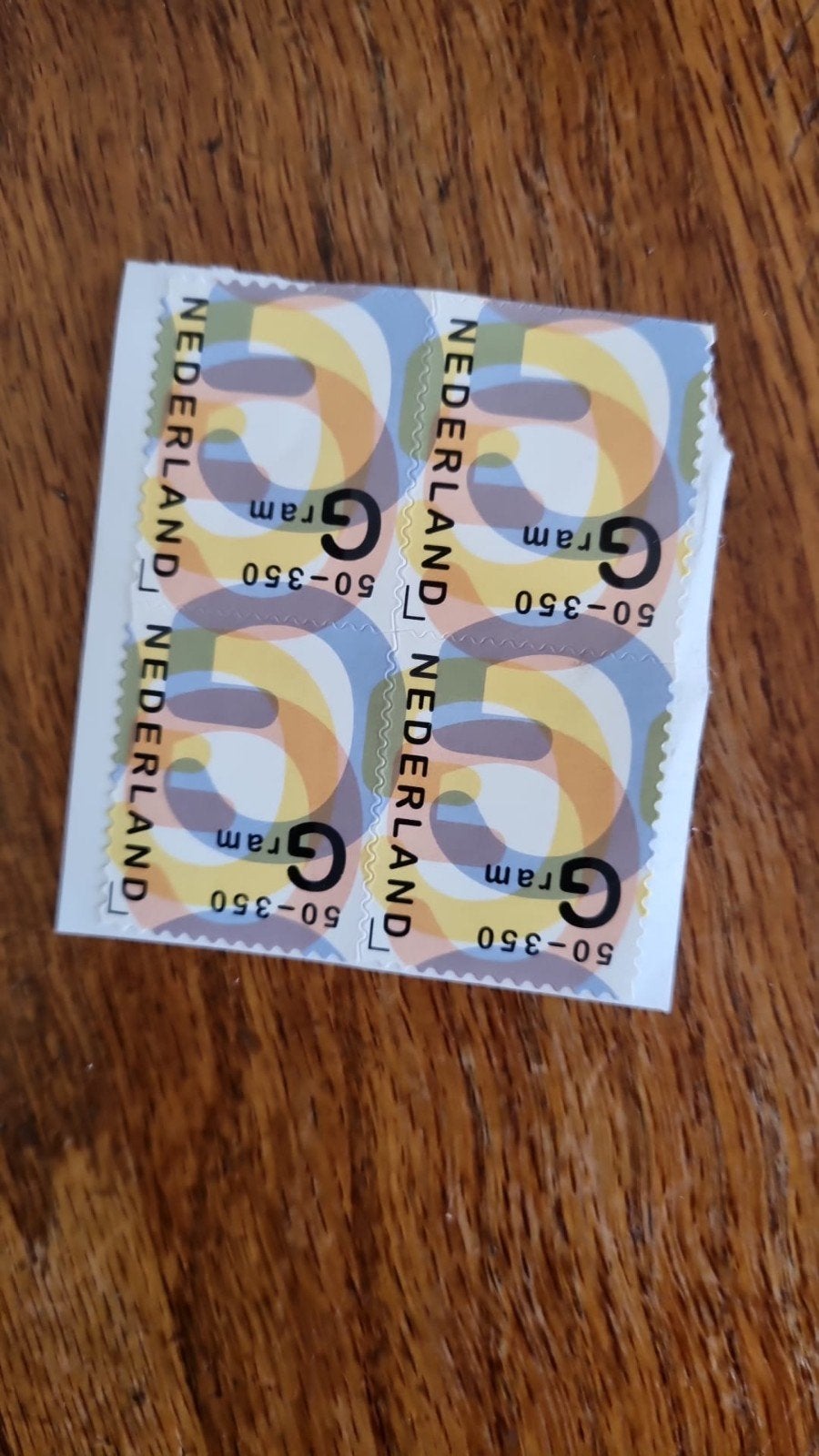 GEVRAAGD POSTZEGELS NEDERLAND tarief 50/350 gram, Postzegels en Munten, Postzegels | Nederland, Ophalen, Na 1940, Postfris