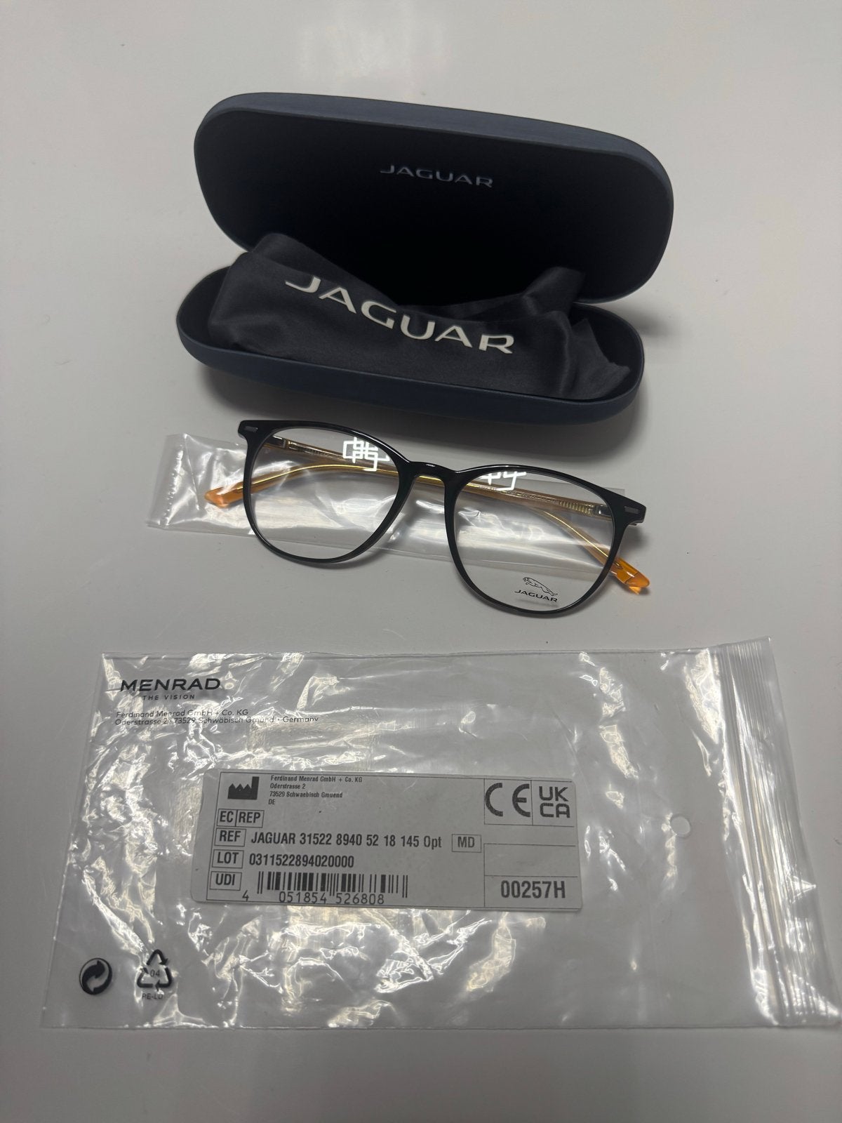 Nieuwe Jaguar Bril - Stijlvol en Ongebruikt, Sieraden, Tassen en Uiterlijk, Zonnebrillen en Brillen | Heren, Zwart, Carrera, Nieuw