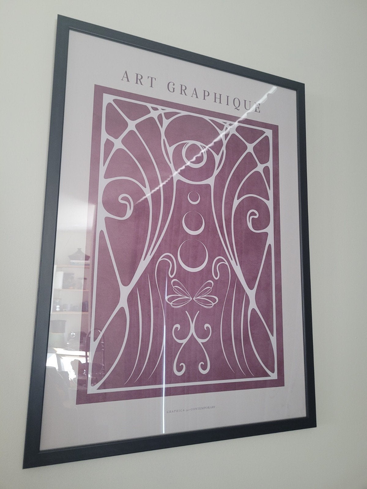 Desenio poster met lijst - Art Graphique 73x53 cm, Huis en Inrichting, Woonaccessoires | Lijsten, Ophalen, Zo goed als nieuw, Overige materialen
