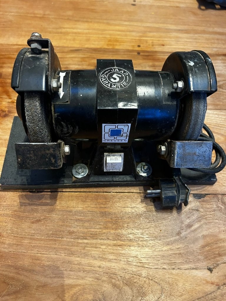 bankslijper Creusen DS  6110 T, Ophalen, Gebruikt, Minder dan 700 watt, Werkbankslijpmachine