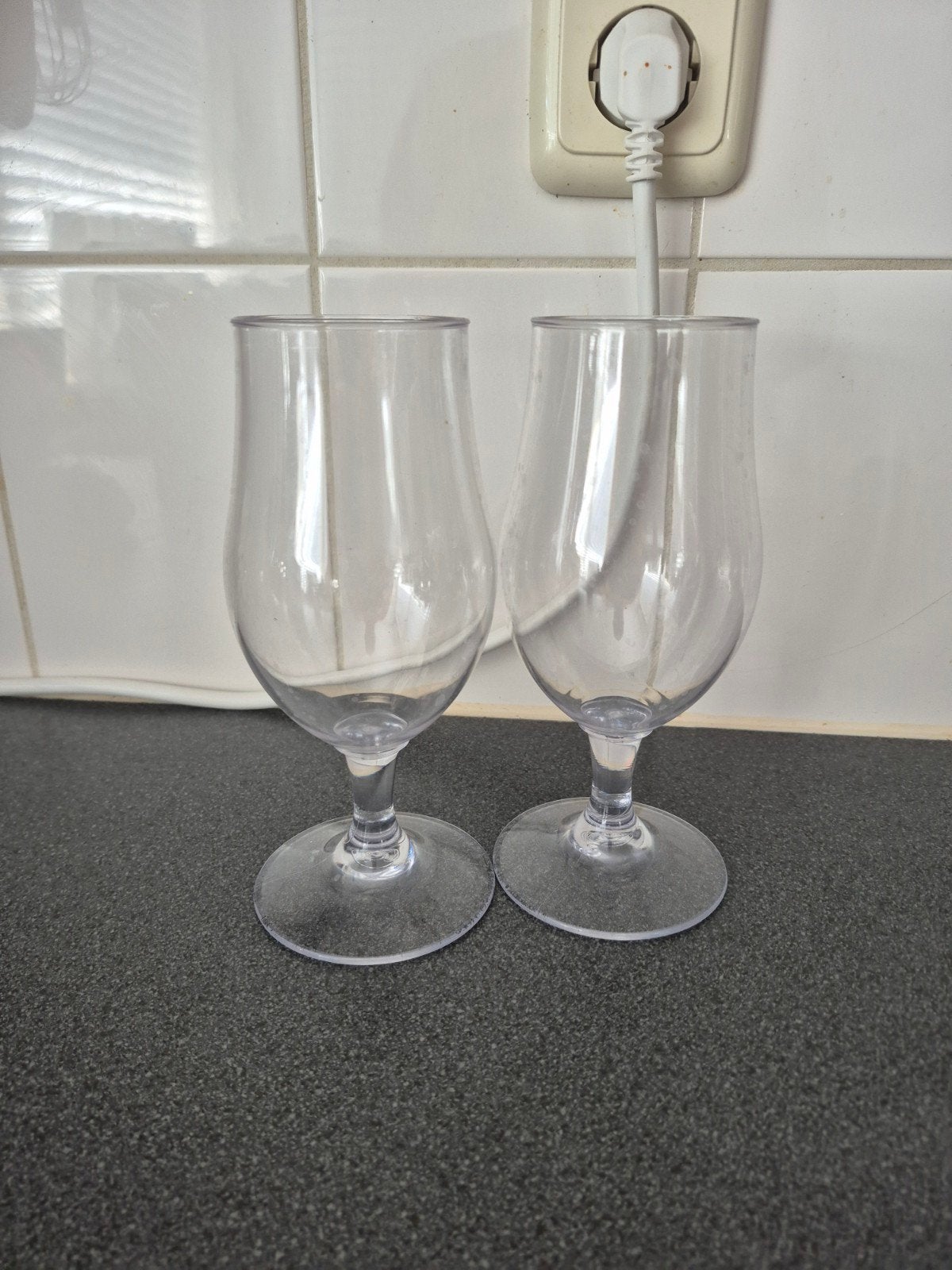 camping bierglazen, plastic, Caravans en Kamperen, Kampeeraccessoires, Ophalen of Verzenden