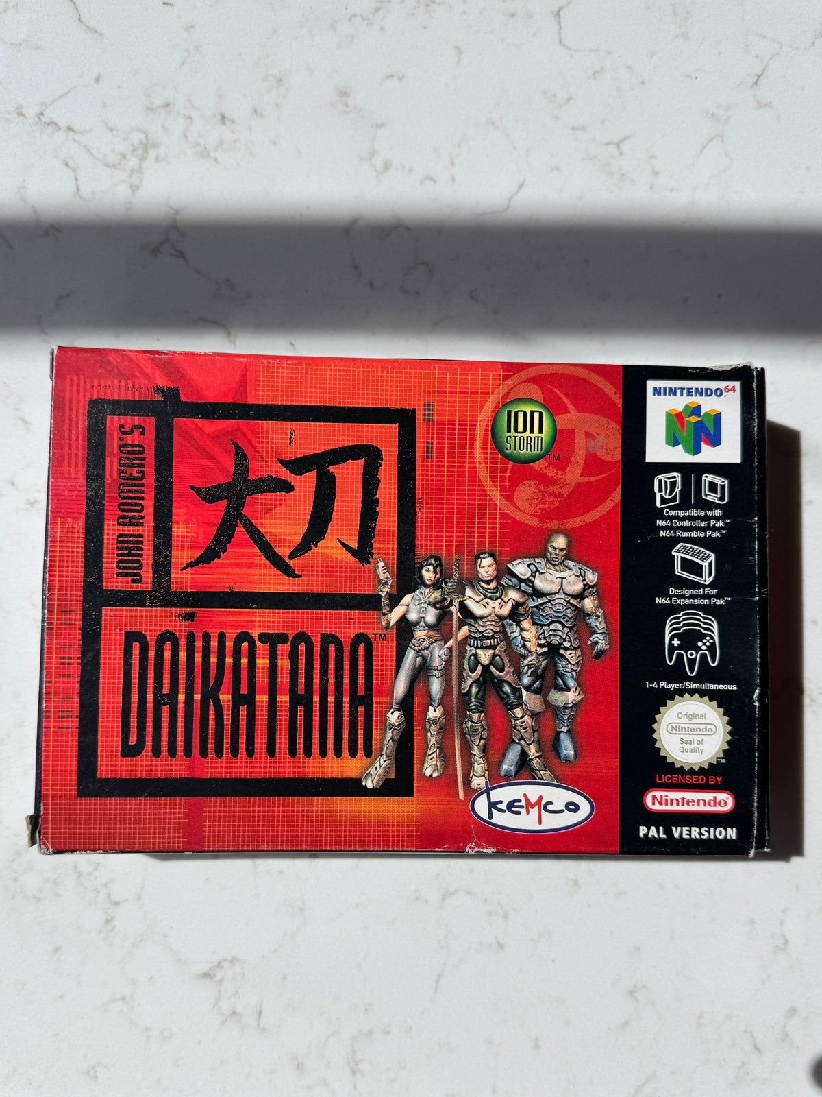 John Romero's Daikatana N64 - Klassieke Shooter, Gebruikt, Shooter, Verzenden, 1 speler