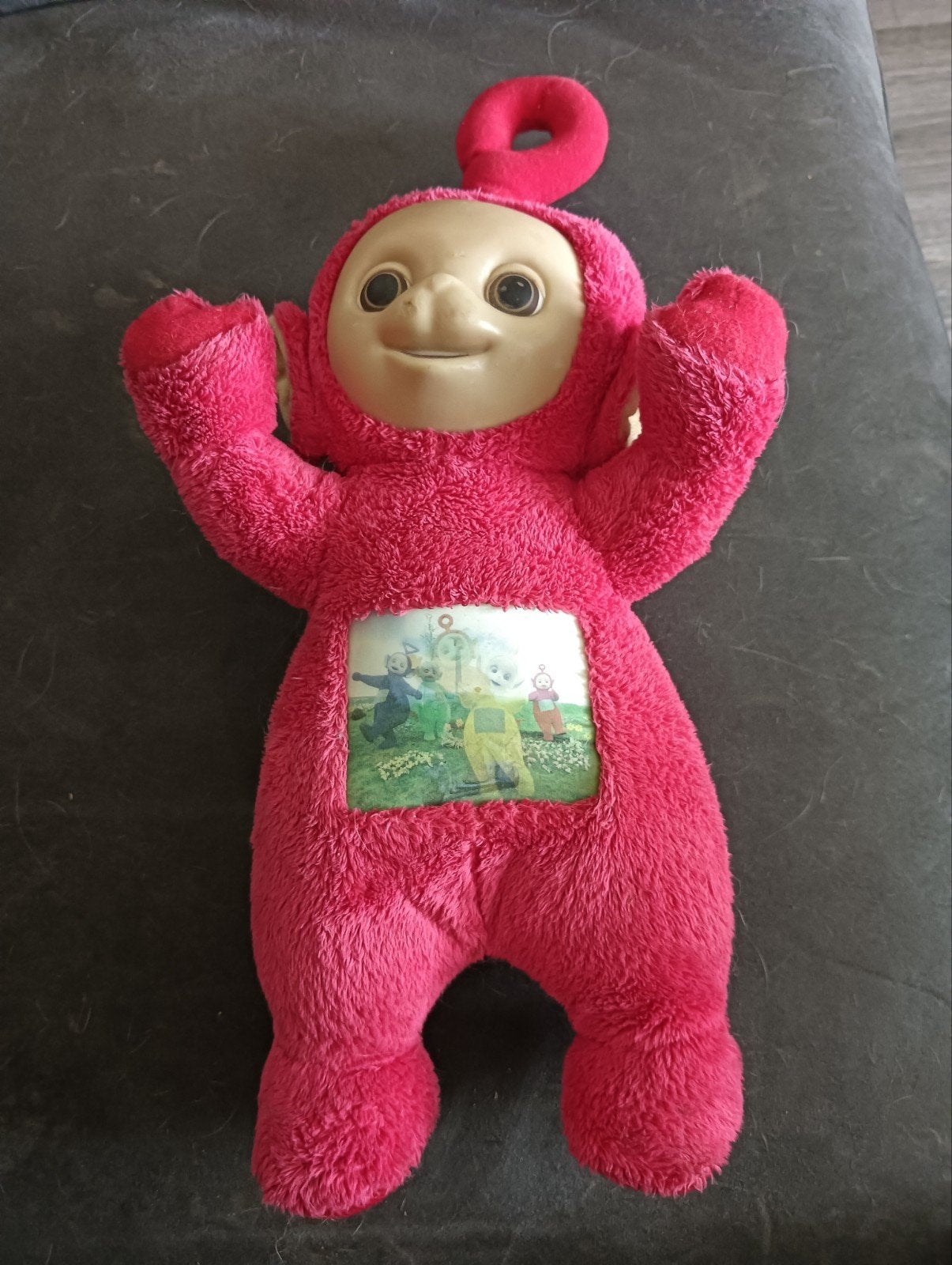 Originele Teletubbie Po met bewegend scherm, Gebruikt, Overige merken, Overige karakters, Overige typen
