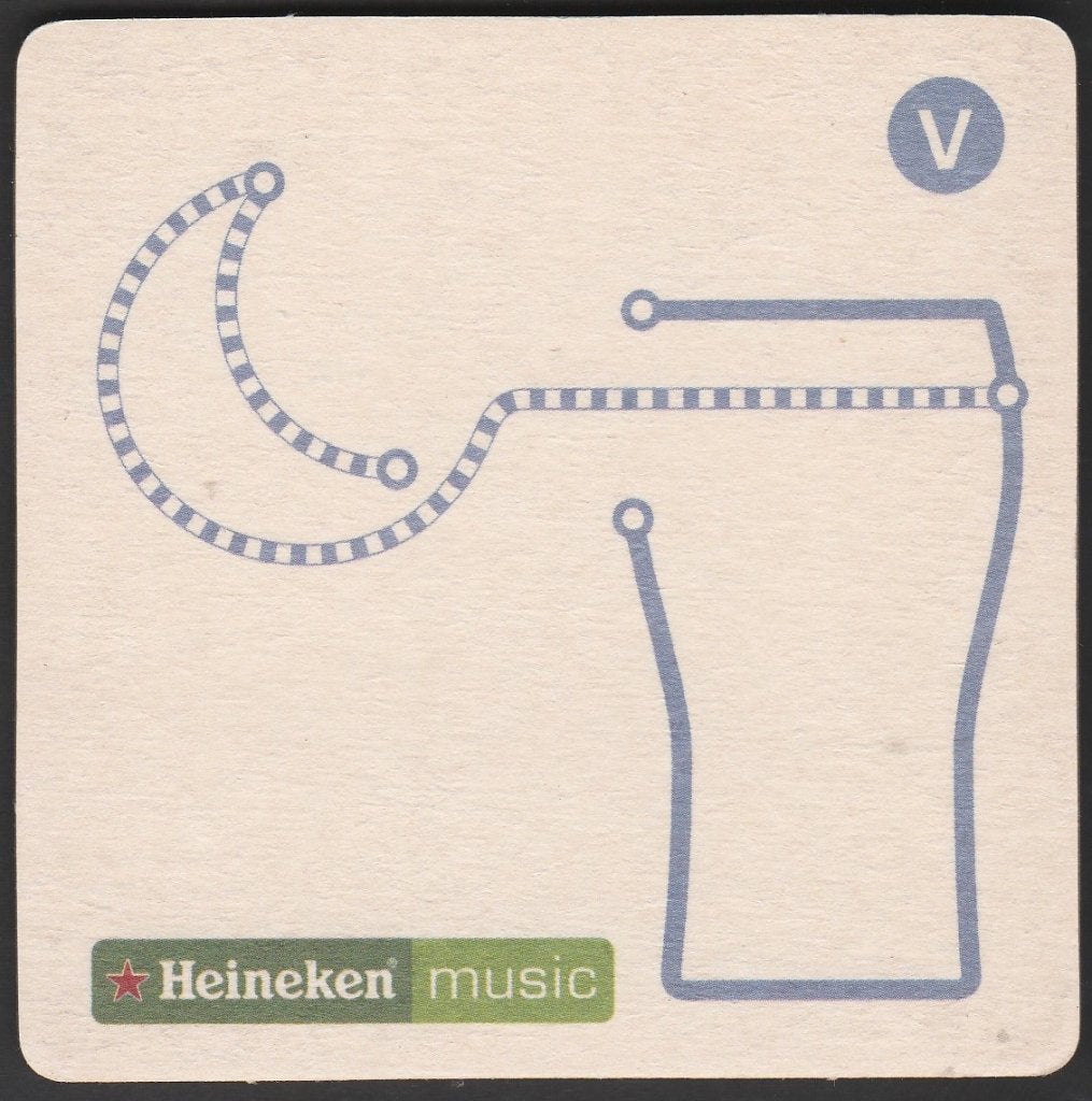 Bierviltje Heineken C 193 1, Verzenden, Gebruikt, Viltje(s), Heineken