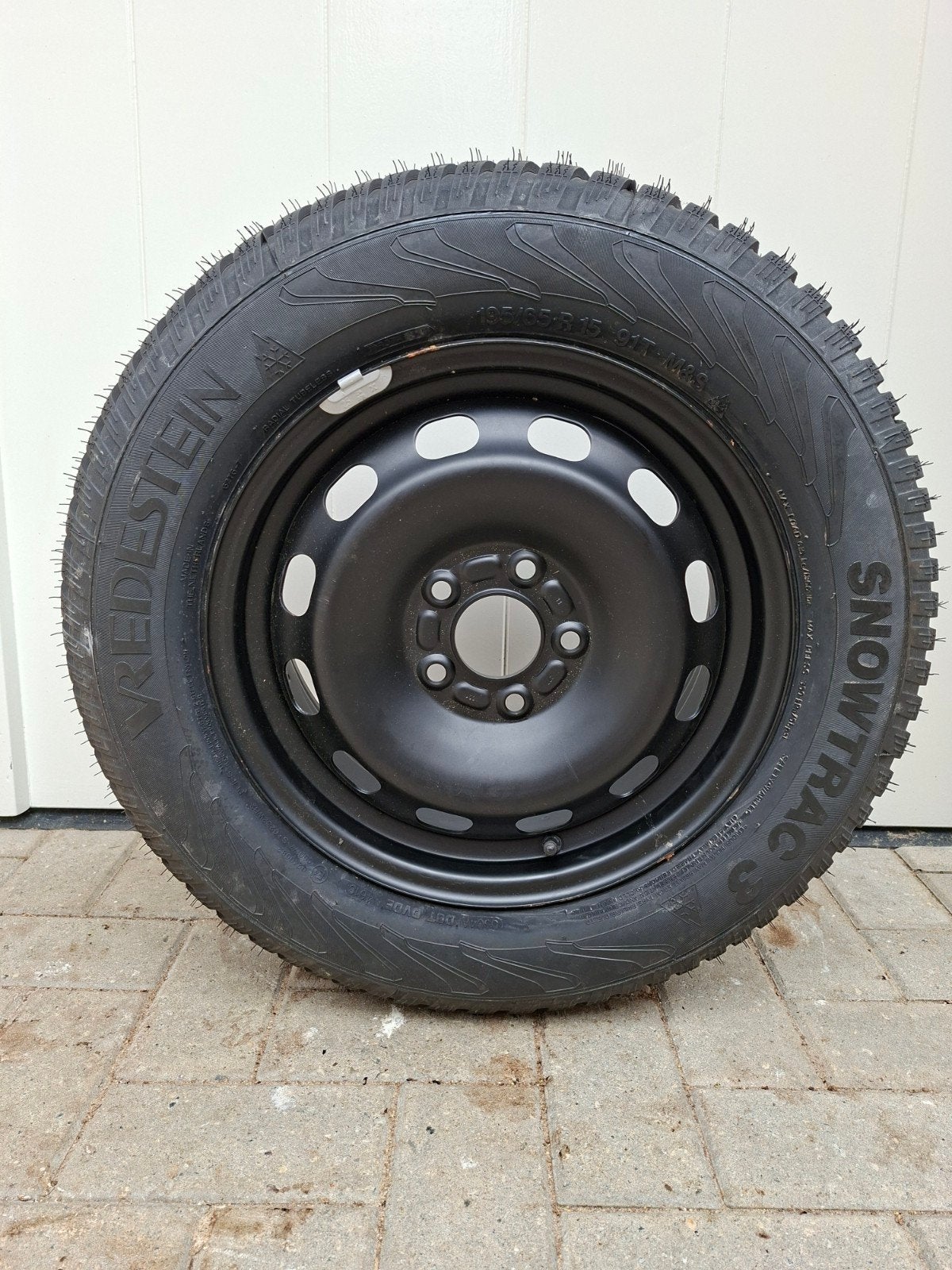 Vredestein Snowtrac 3 met stalen velg 195/65 R15, Auto diversen, Aanhangwagen-onderdelen, Ophalen, Nieuw