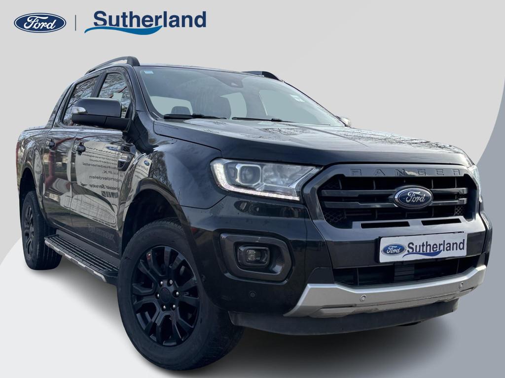 Ford Ranger 2.0 EcoBlue Wildtrak Dubbele Cabine | SCI | 214p, Automaat, 4 cilinders, Leder en Stof, Zwart
