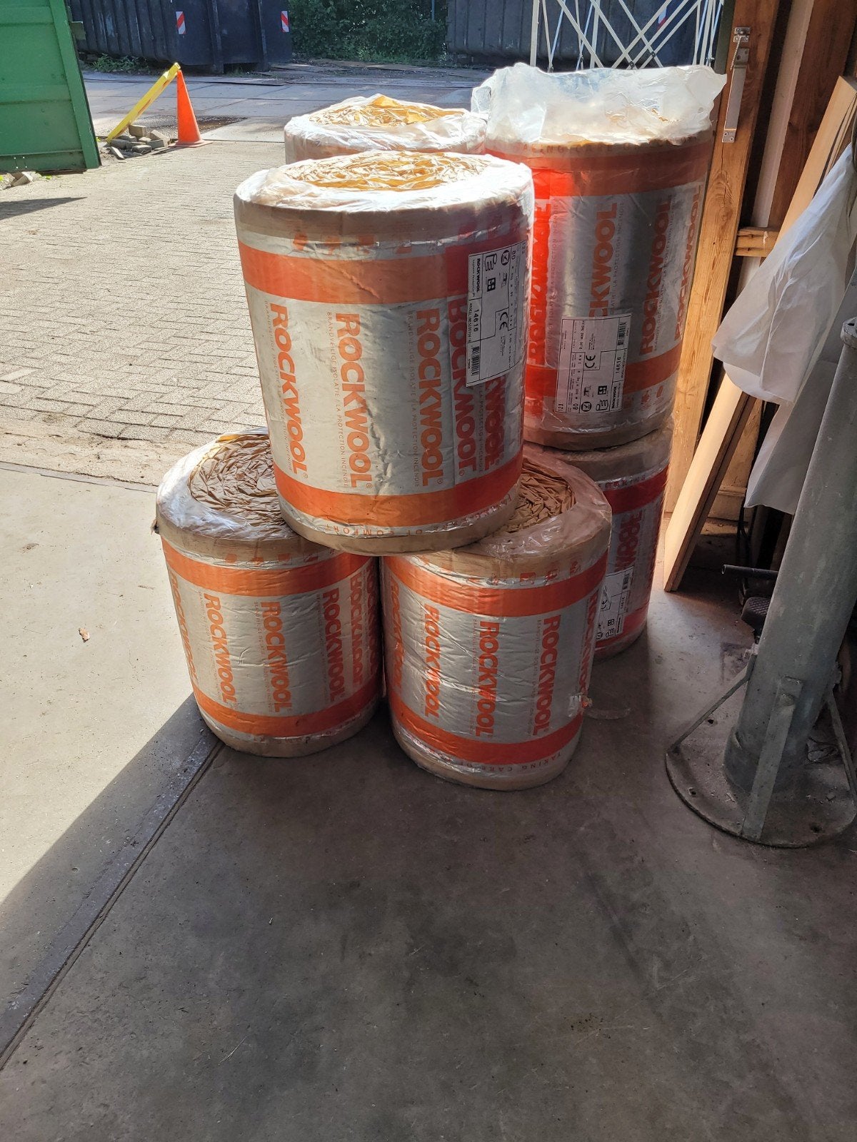 7 rol rockwool isolatie deken., Ophalen, Nieuw, Steenwol, 15 m² of meer