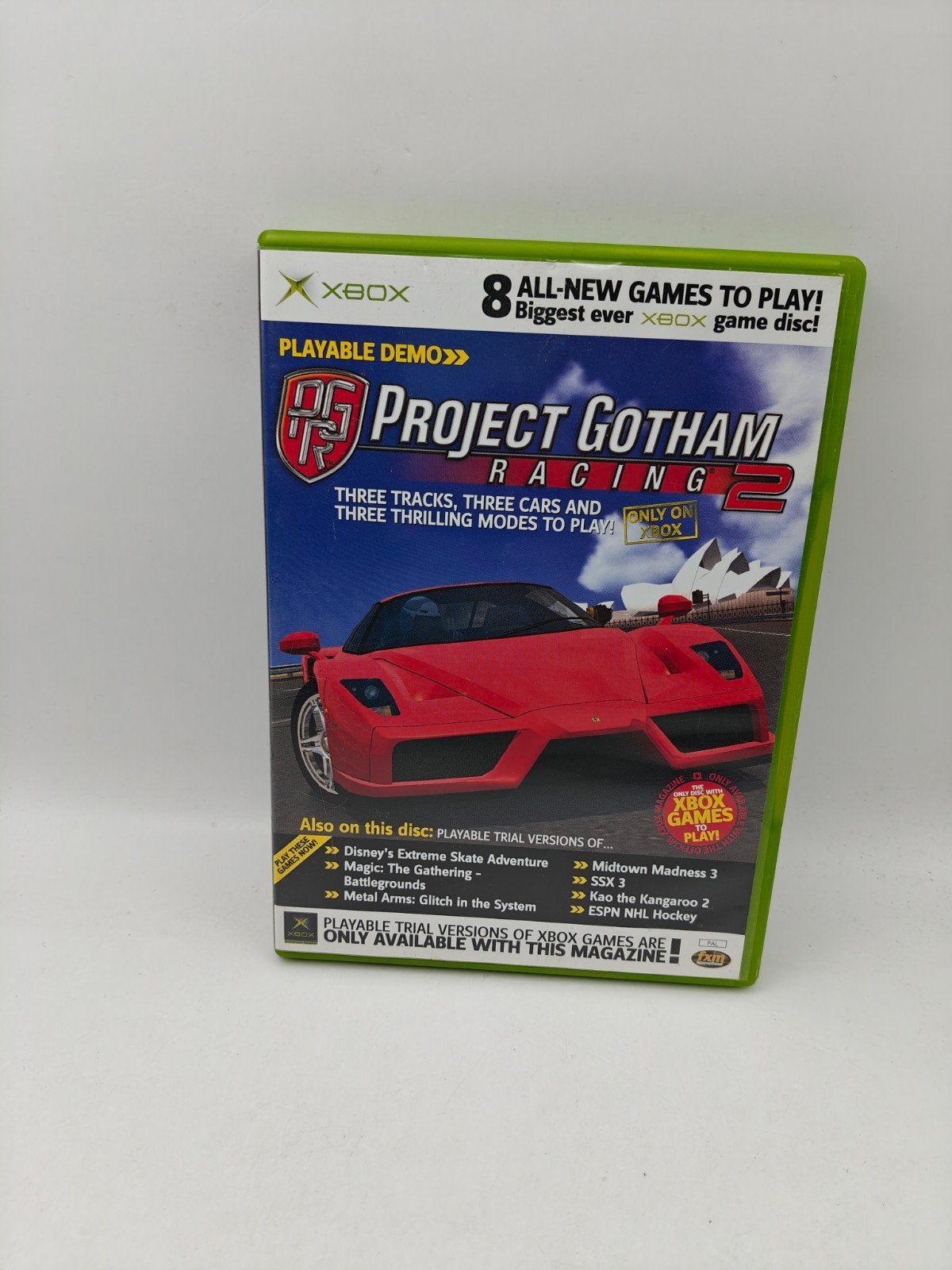 Project Gotham Racing 2 Demo Disc Xbox Classic, Gebruikt, One Microsoft Way, Redmond, WA 98052, USA, Microsoft, 1 speler