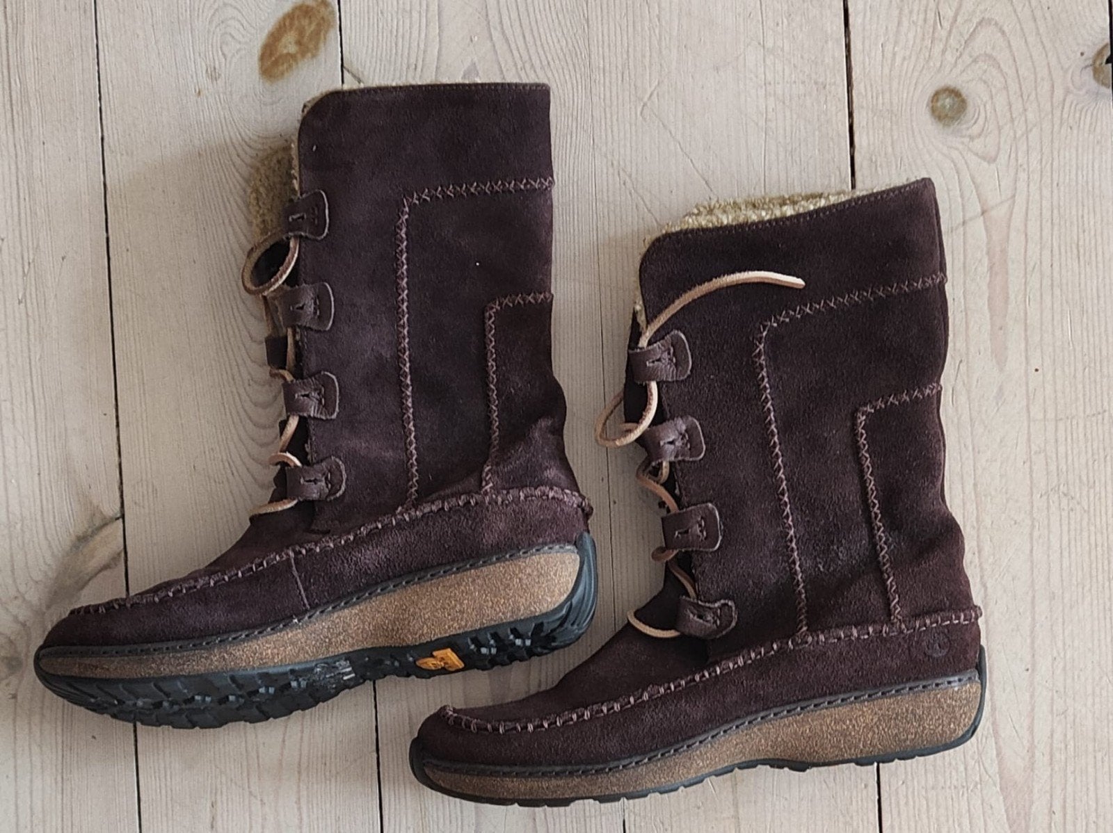 Timberland laarzen, Ophalen of Verzenden, Zo goed als nieuw, Bruin, Hoge laarzen