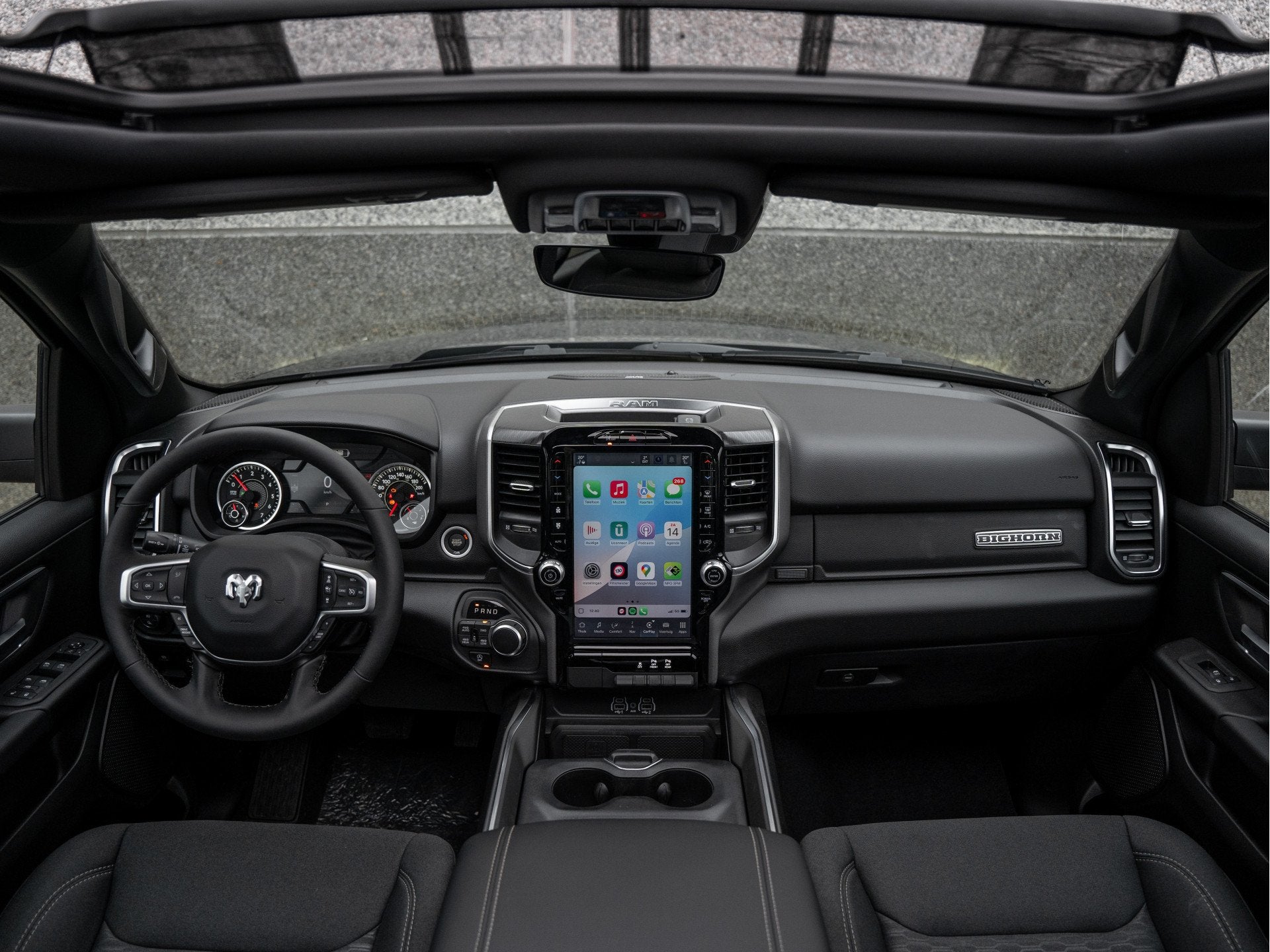 Dodge Ram 1500 3.0L SST 420pk Big Horn Night CrewCab 4x4 |Pr, Automaat, Stof, Zwart, 2993 cc