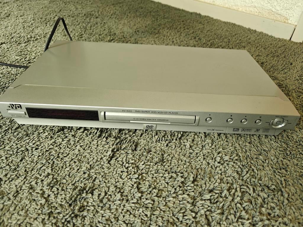JVC DVD-speler XV-N33SL met afstandsbediening, Ophalen of Verzenden, Gebruikt, Dvd-speler, JVC