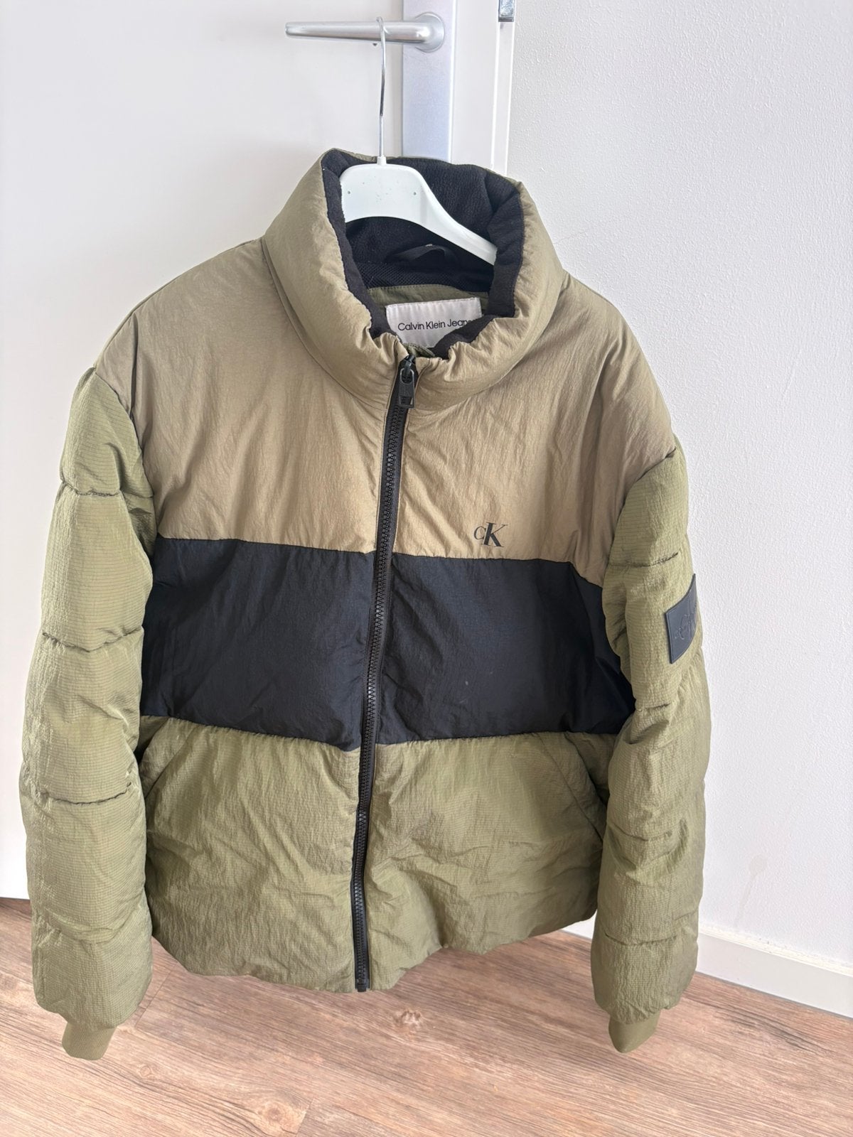 Calvin klein Jeans jas, Ophalen of Verzenden, Zo goed als nieuw, Overige maten, Groen