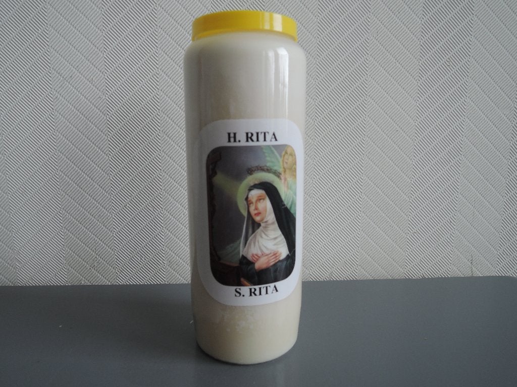 Nieuwe noveenkaars uit Lourdes, Ophalen of Verzenden, Nieuw, Overige typen, Christendom | Katholiek
