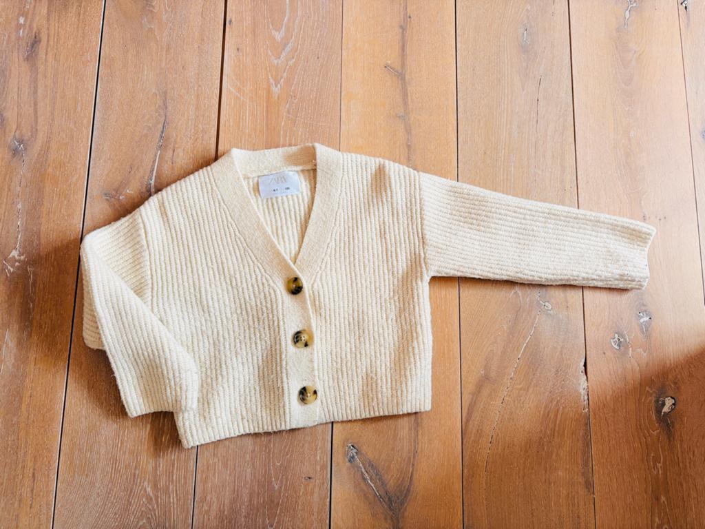 Zara wollen vestje maat 120, Kinderen en Baby's, Ophalen, Zo goed als nieuw, Jongen of Meisje, Trui of Vest