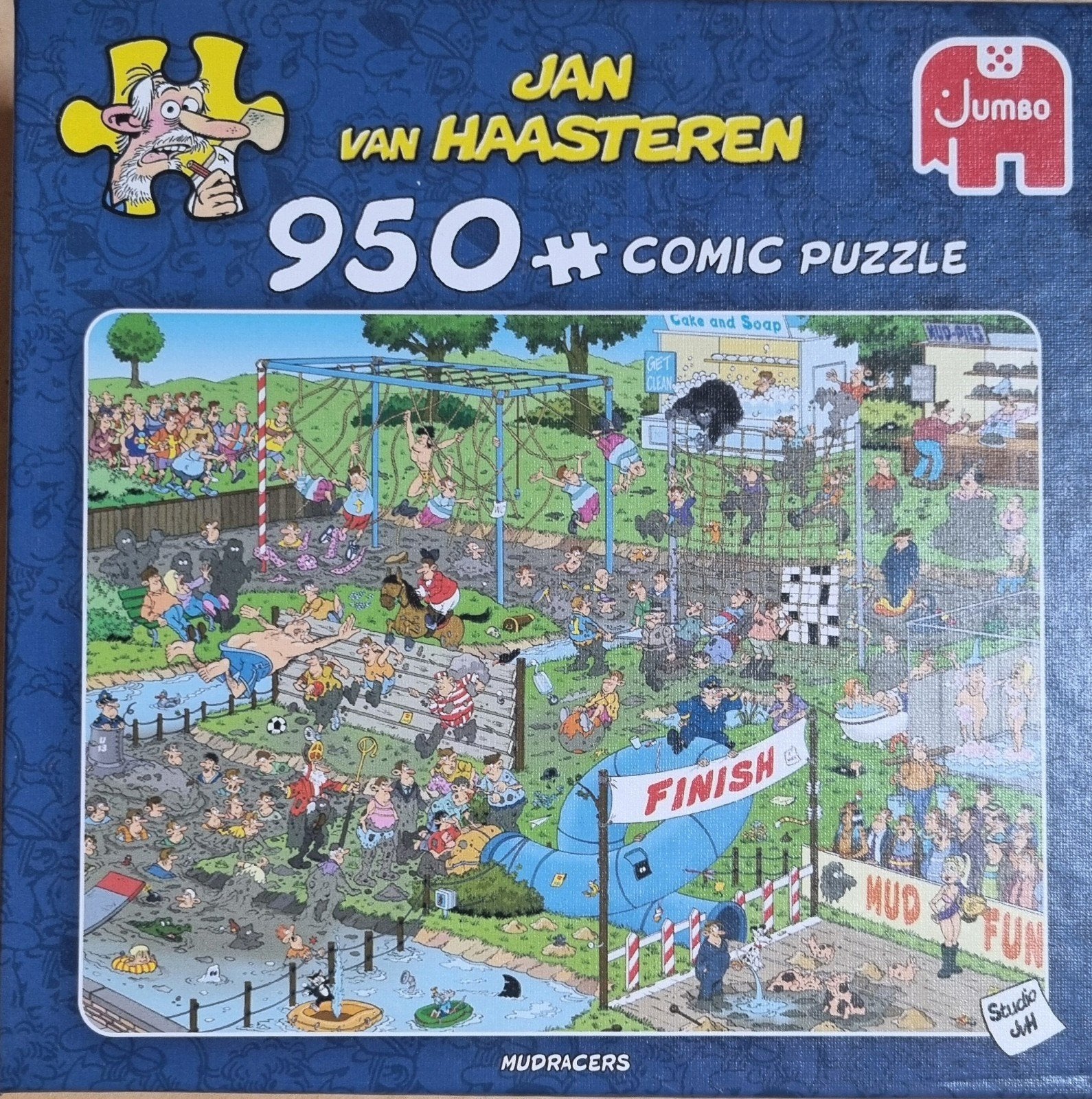 JvH puzzel Mudmasters, Ophalen of Verzenden, 500 t/m 1500 stukjes, Zo goed als nieuw
